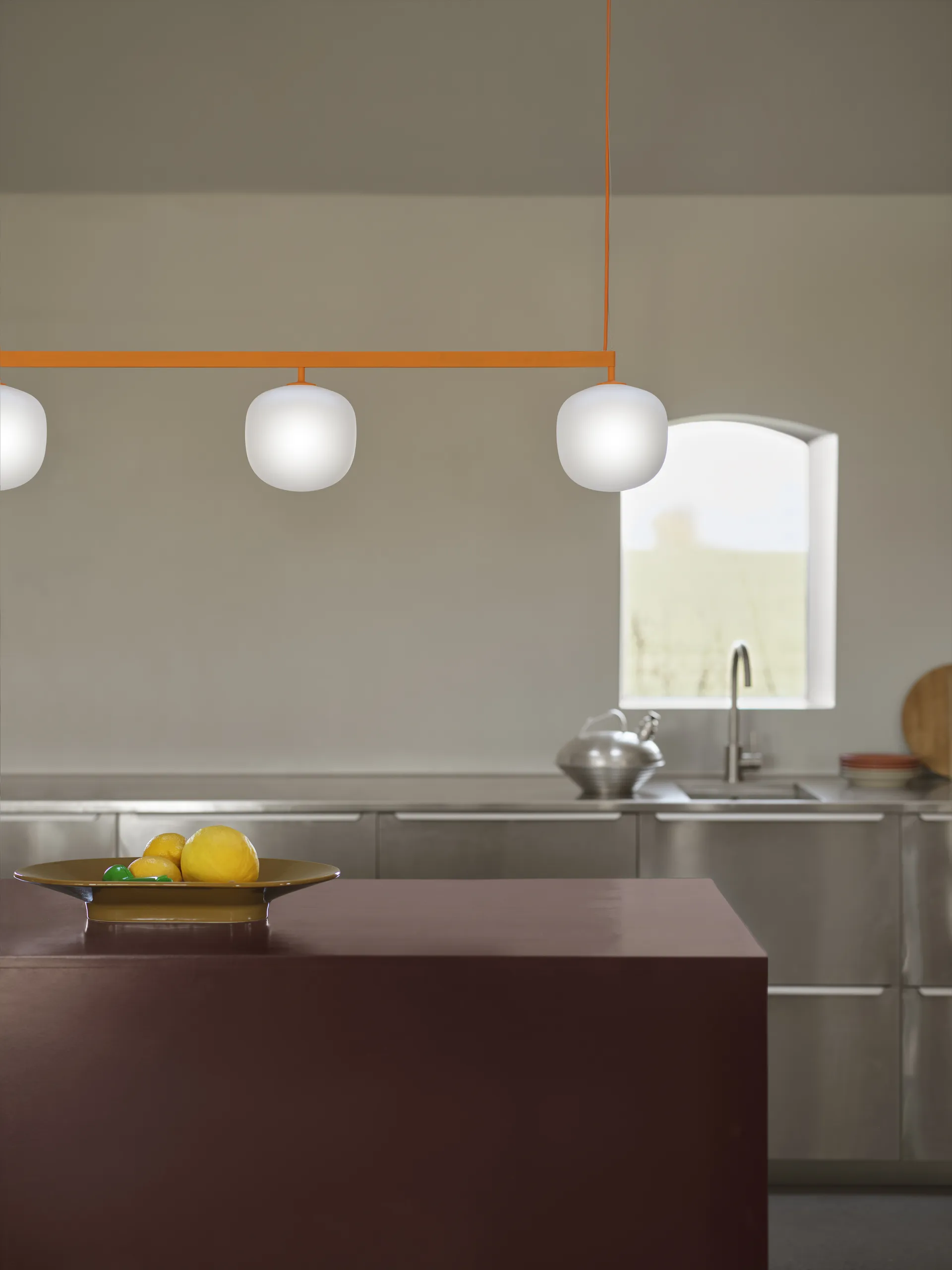 Rime Rail Lamp pendant, Orange Muuto