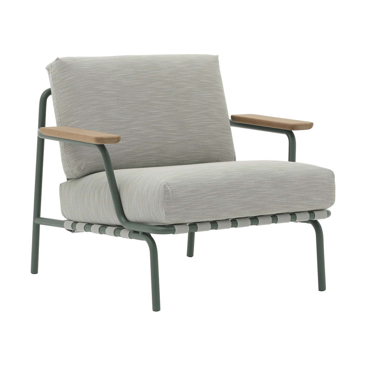 Muuto Settle lounge chair Ribbed Weave 2 Dark green