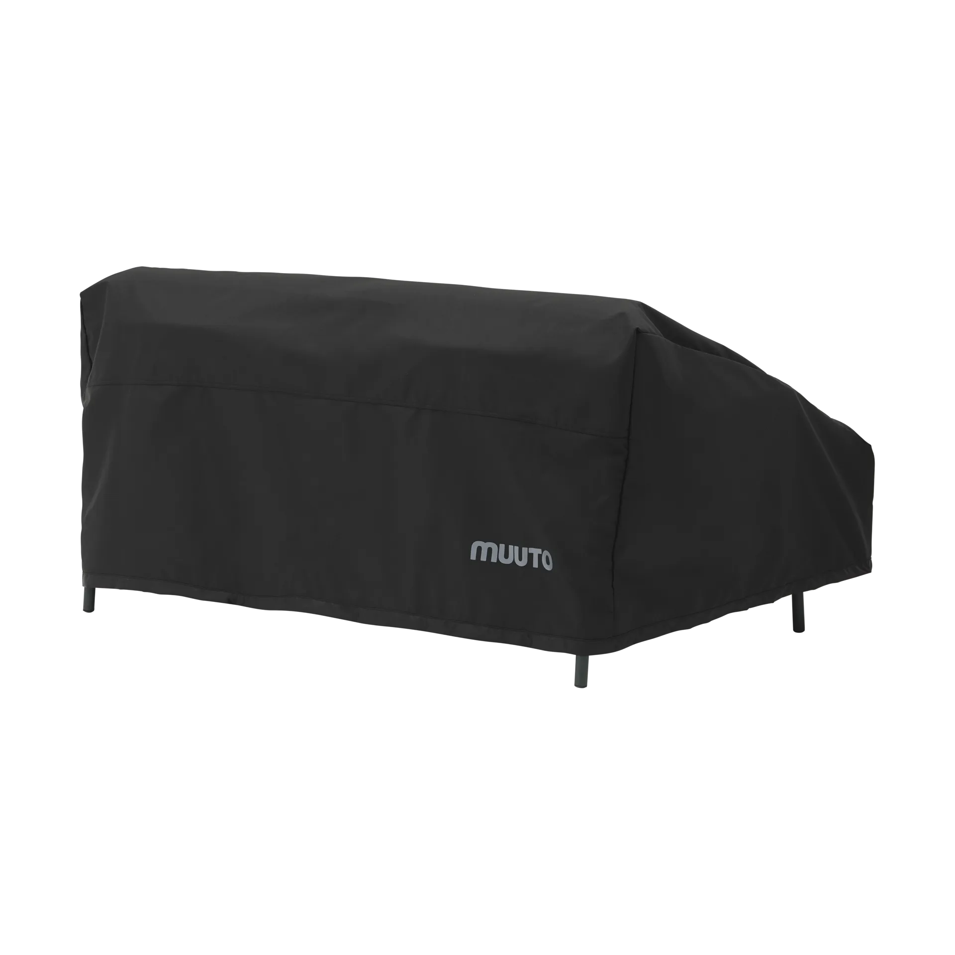 Settle Outdoor protective cover for 2-seater sofa, Black Muuto