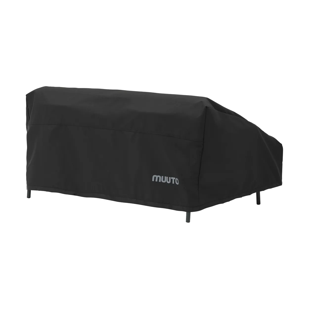 Muuto Settle Outdoor protective cover for 2-seater sofa Black