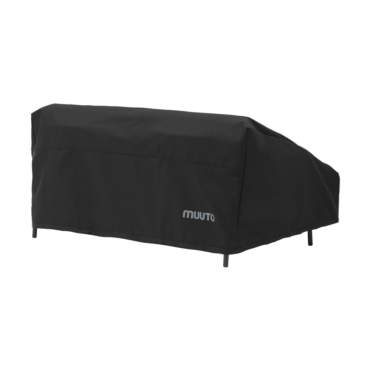 Muuto Settle Outdoor protective cover for 2-seater sofa Black