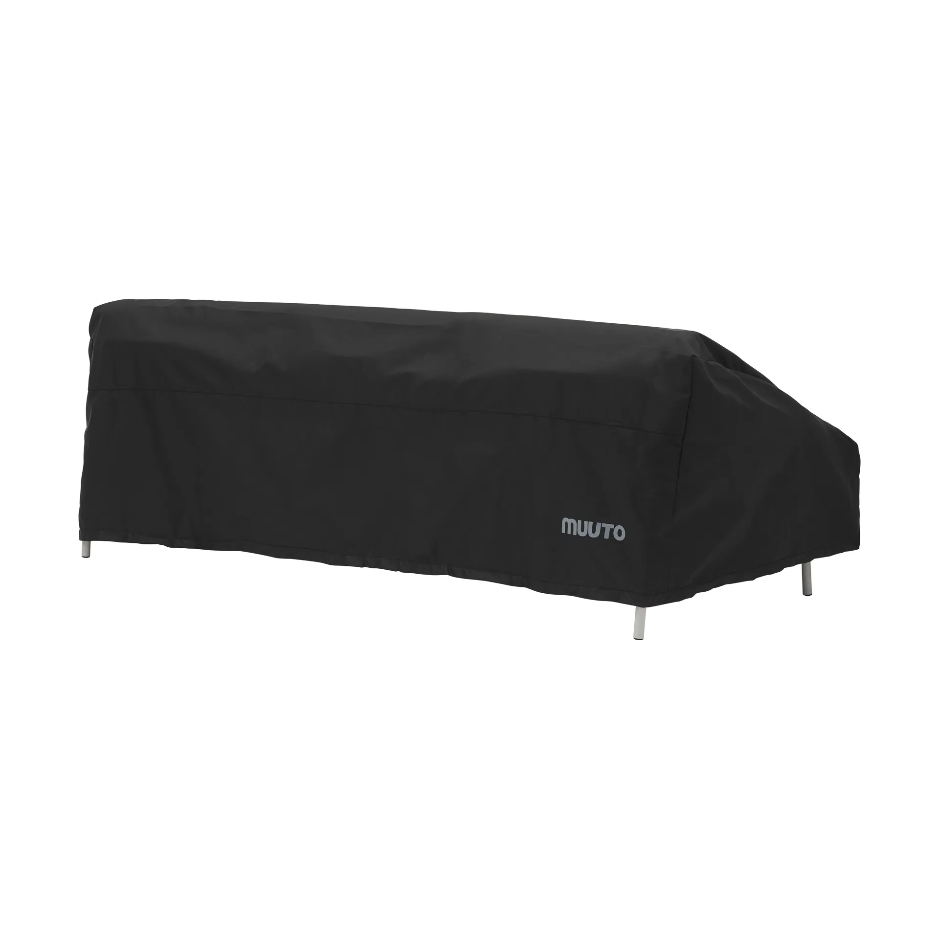 Settle Outdoor protective cover for 3-seater sofa, Black Muuto