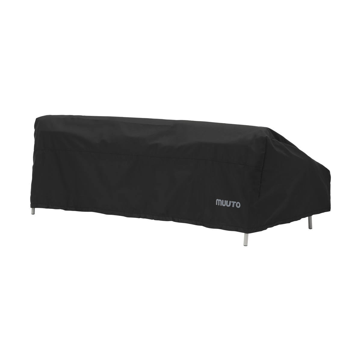 Muuto Settle Outdoor protective cover for 3-seater sofa Black
