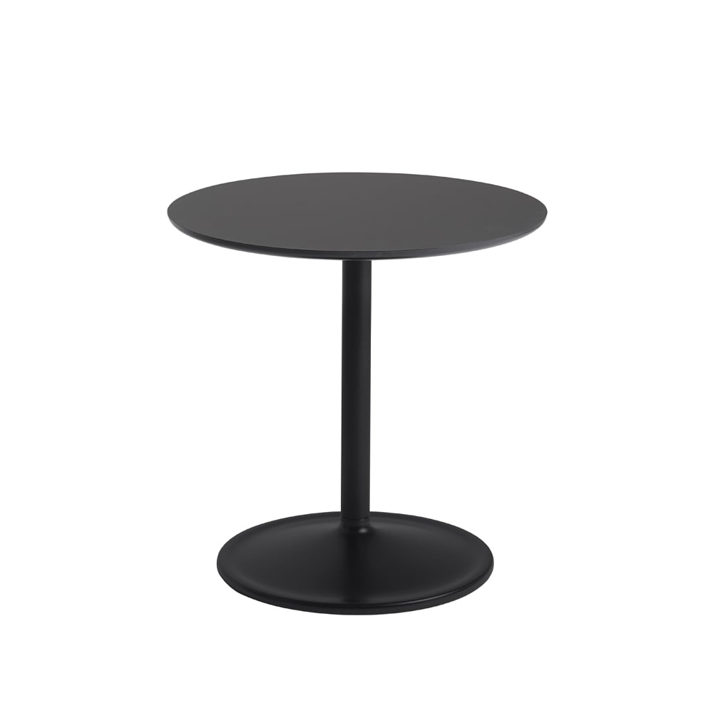 Muuto Soft side table o48cm Black nanolaminate H: 48 cm