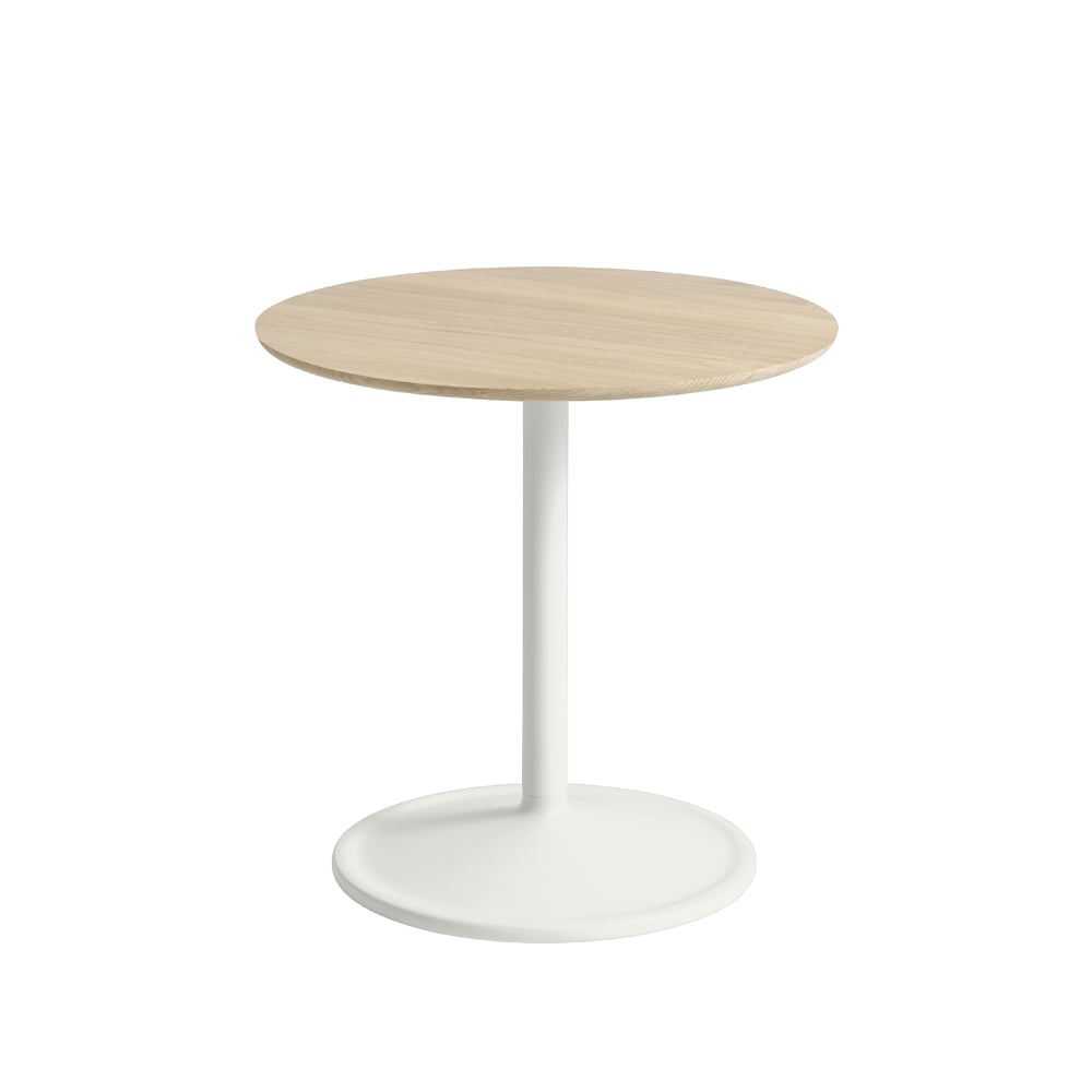 Muuto Soft side table o48cm Oak-off white H: 48 cm | Scandinavian Design | Side tables | Beige