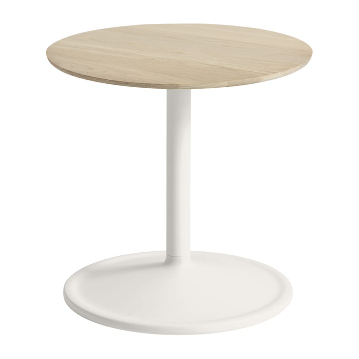 Soft sidetable 40 cm - Solid oak-off white - Muuto