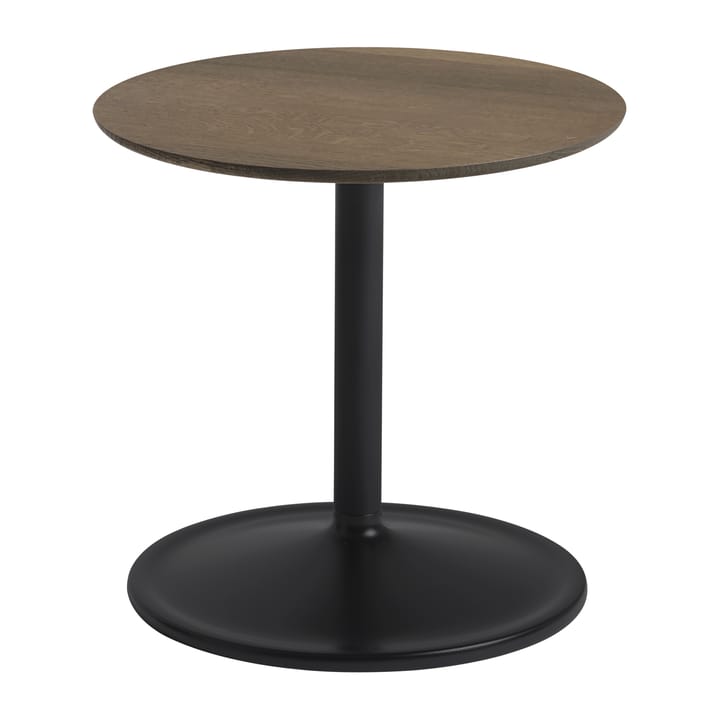 Soft sidetable 40 cm - Solid smoked oak-black - Muuto