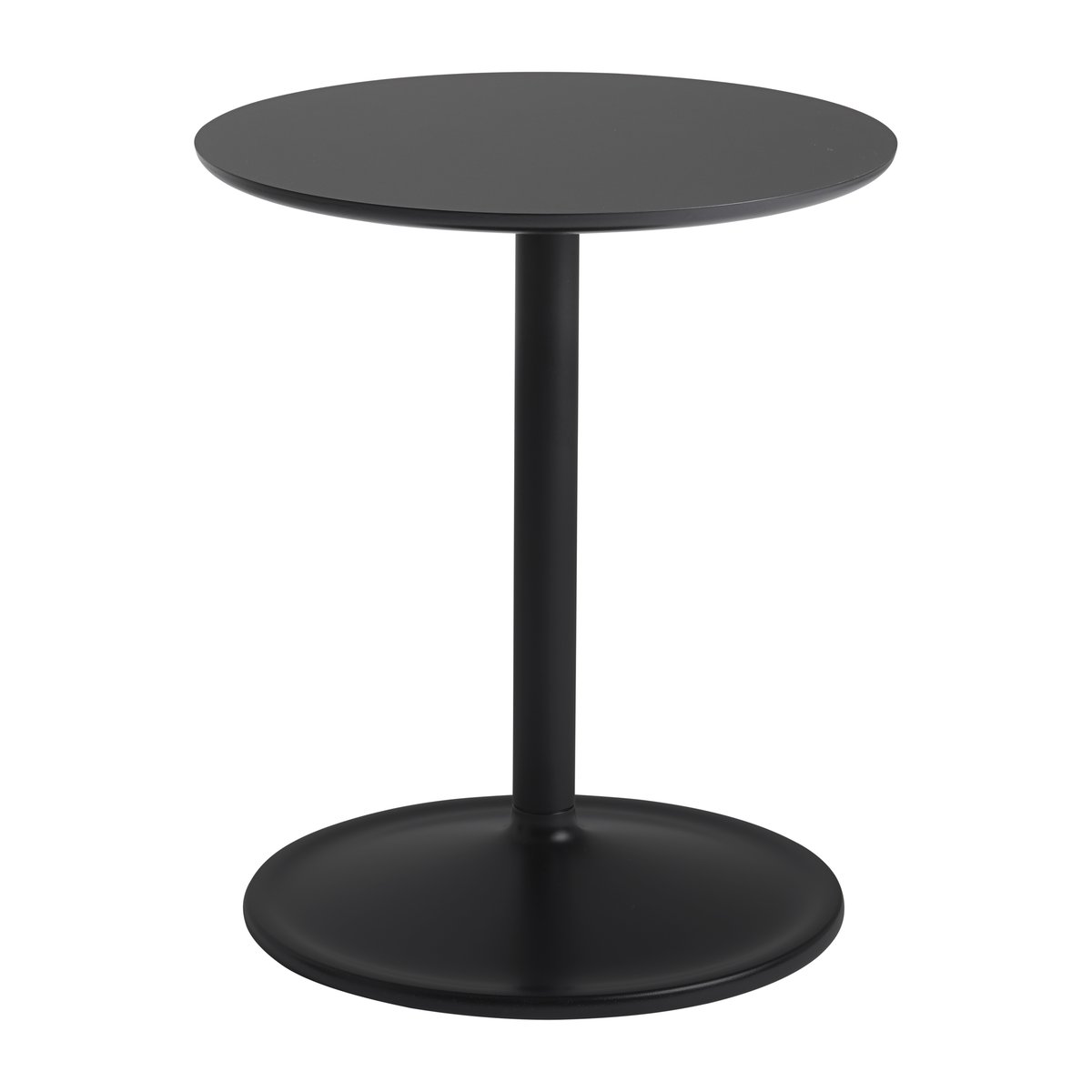 Muuto Soft sidetable 48 cm Black | Scandinavian Design | Side tables | Black