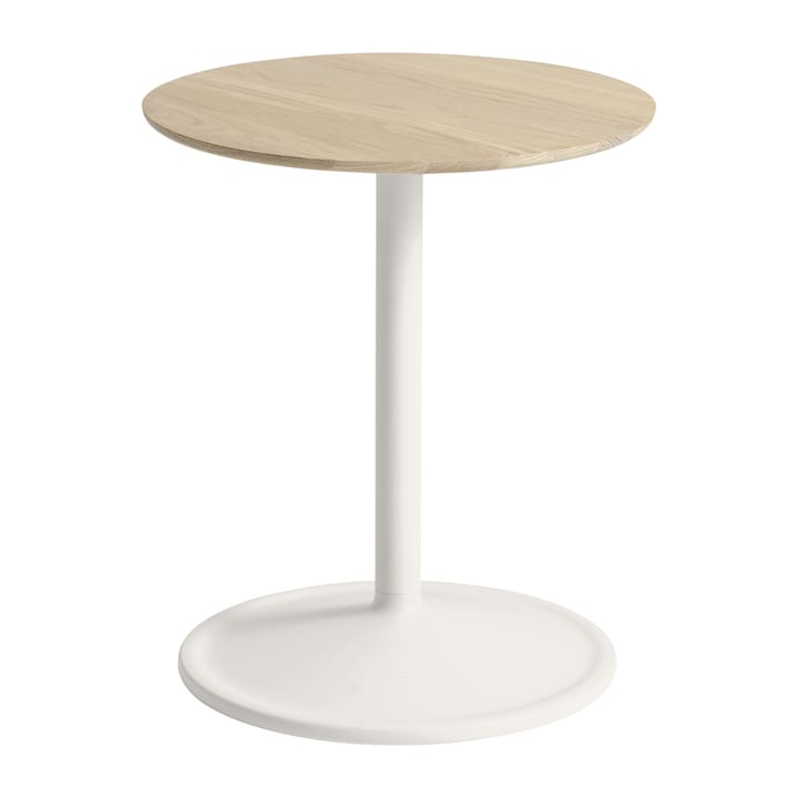 Soft sidetable 48 cm - Solid oak-off white - Muuto