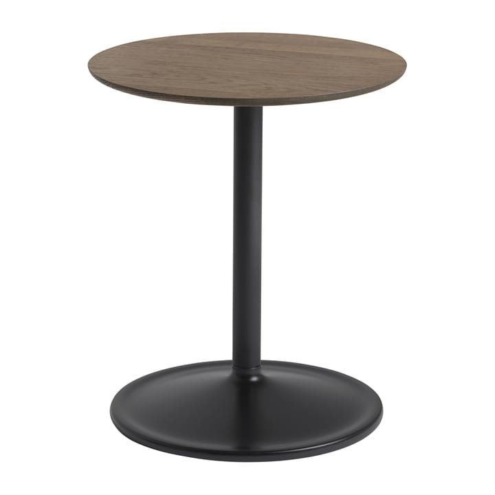 Soft sidetable 48 cm - Solid smoked oak-black - Muuto