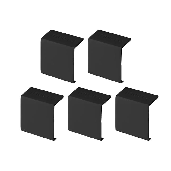 Stacked 2.0 clips, 5 pack - black - Muuto