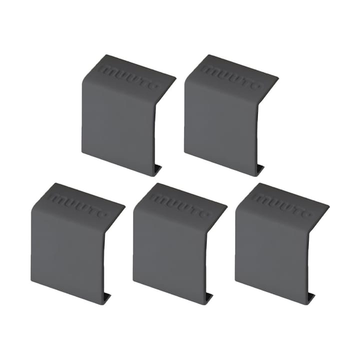 Stacked 2.0 clips, 5 pack - grey - Muuto