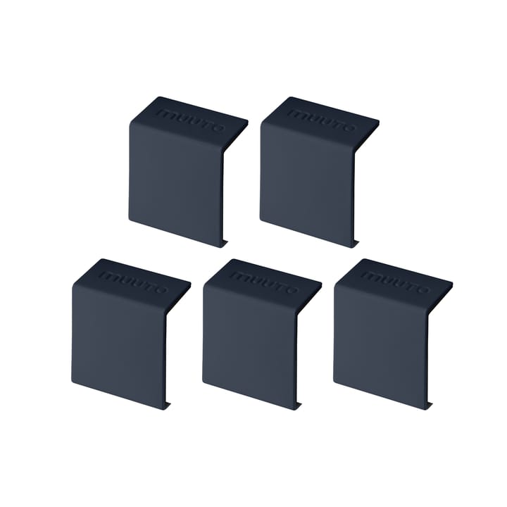 Stacked 2.0 clips, 5 pack - midnight blue - Muuto