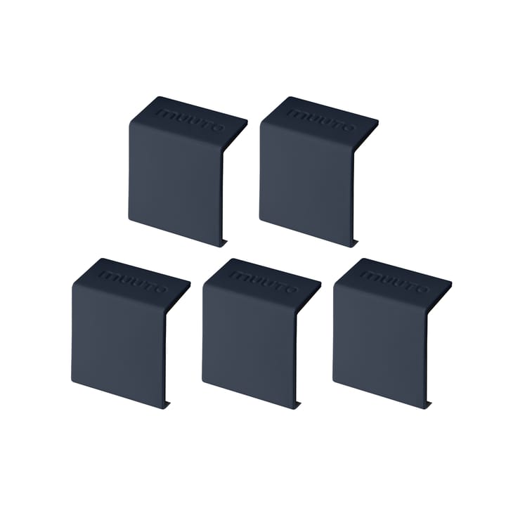 Stacked 2.0 clips, 5 pack, midnight blue Muuto