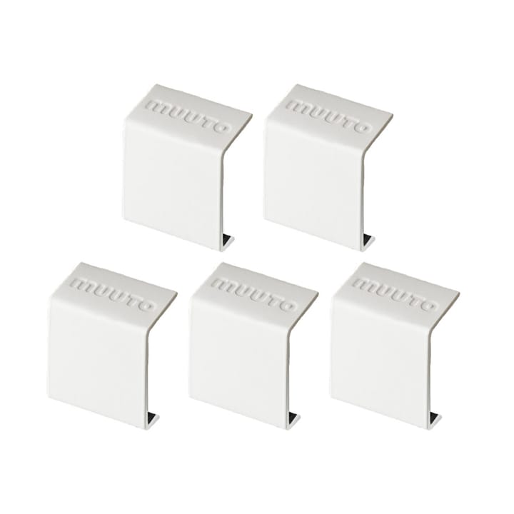 Stacked 2.0 clips, 5 pack - white - Muuto