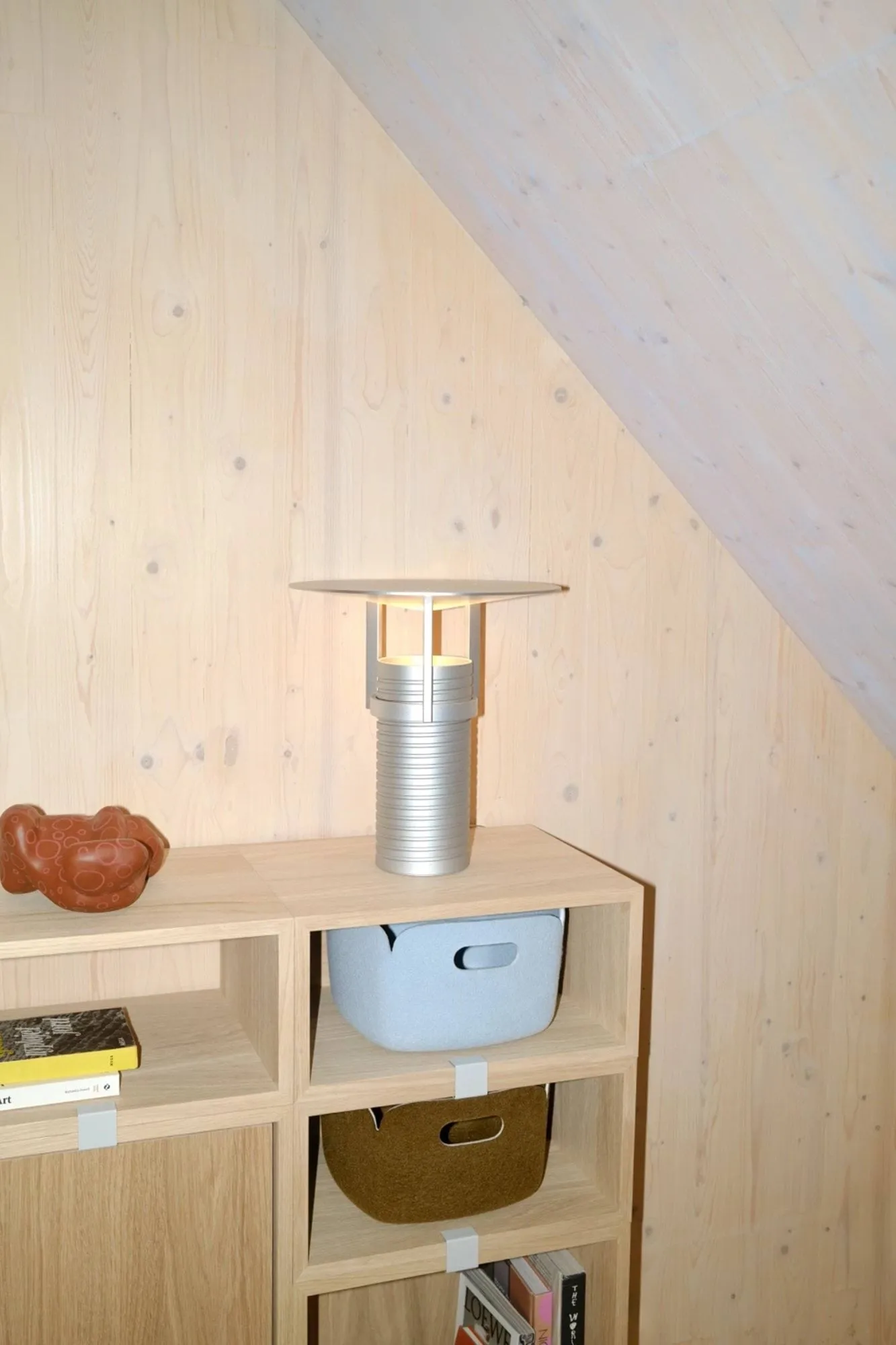 Stacked 2.0 open shelving, small, oak Muuto