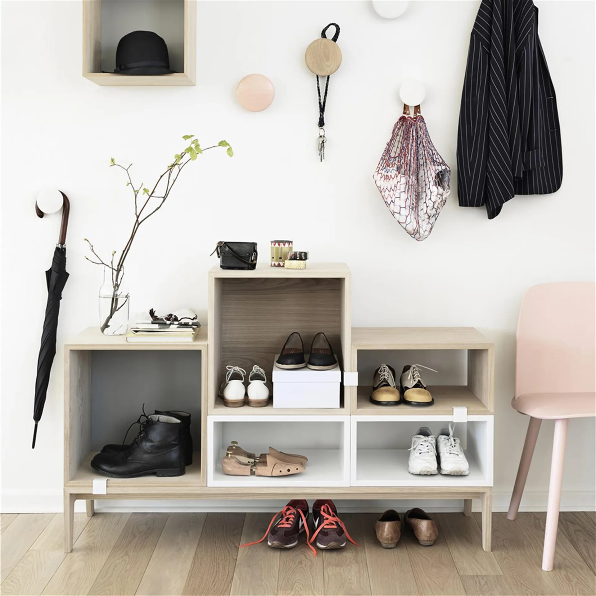 Stacked 2.0 podium, Oak Muuto