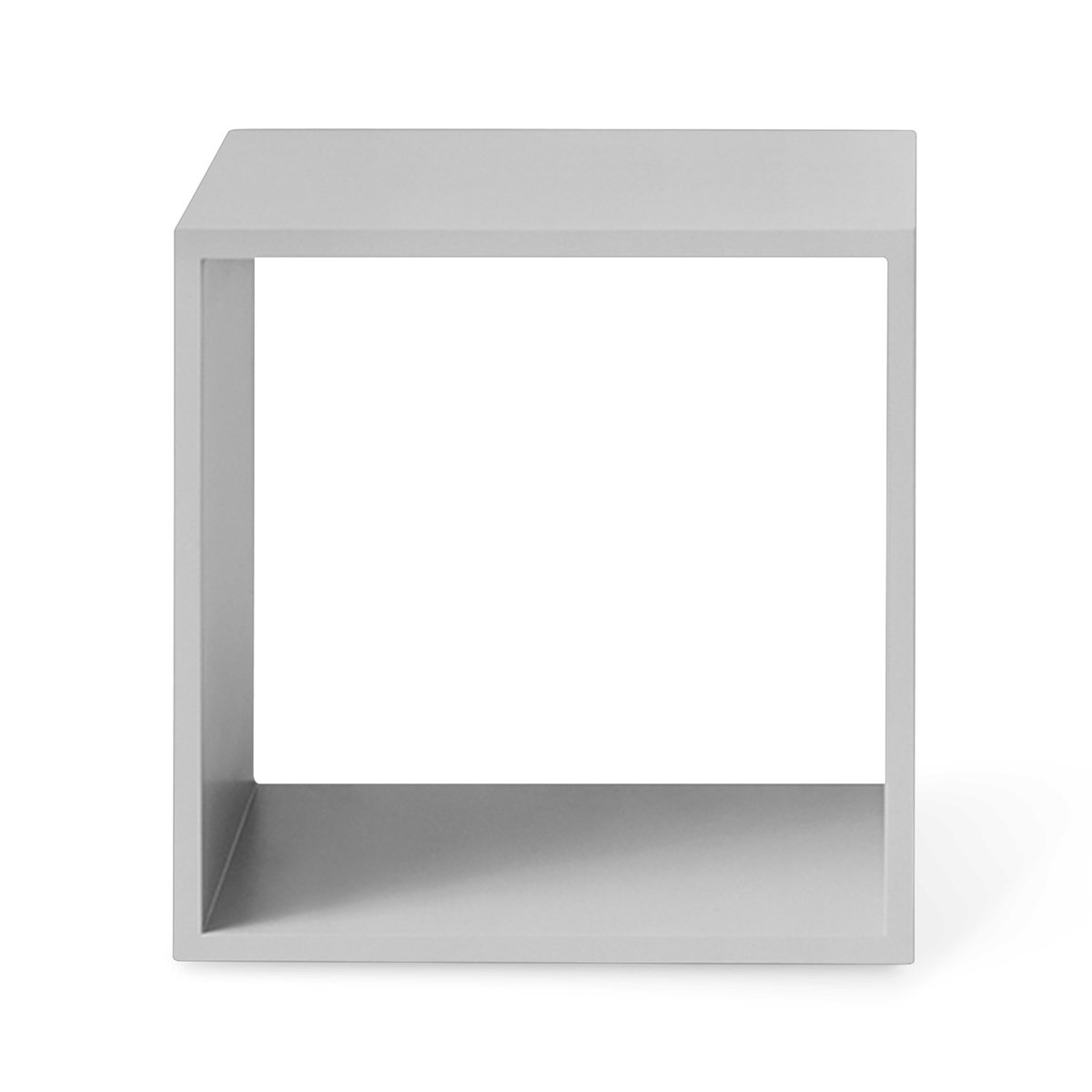 Muuto Stacked 2.0 shelving open, medium light grey | Scandinavian Design | Shelves & shelving systems | Grey