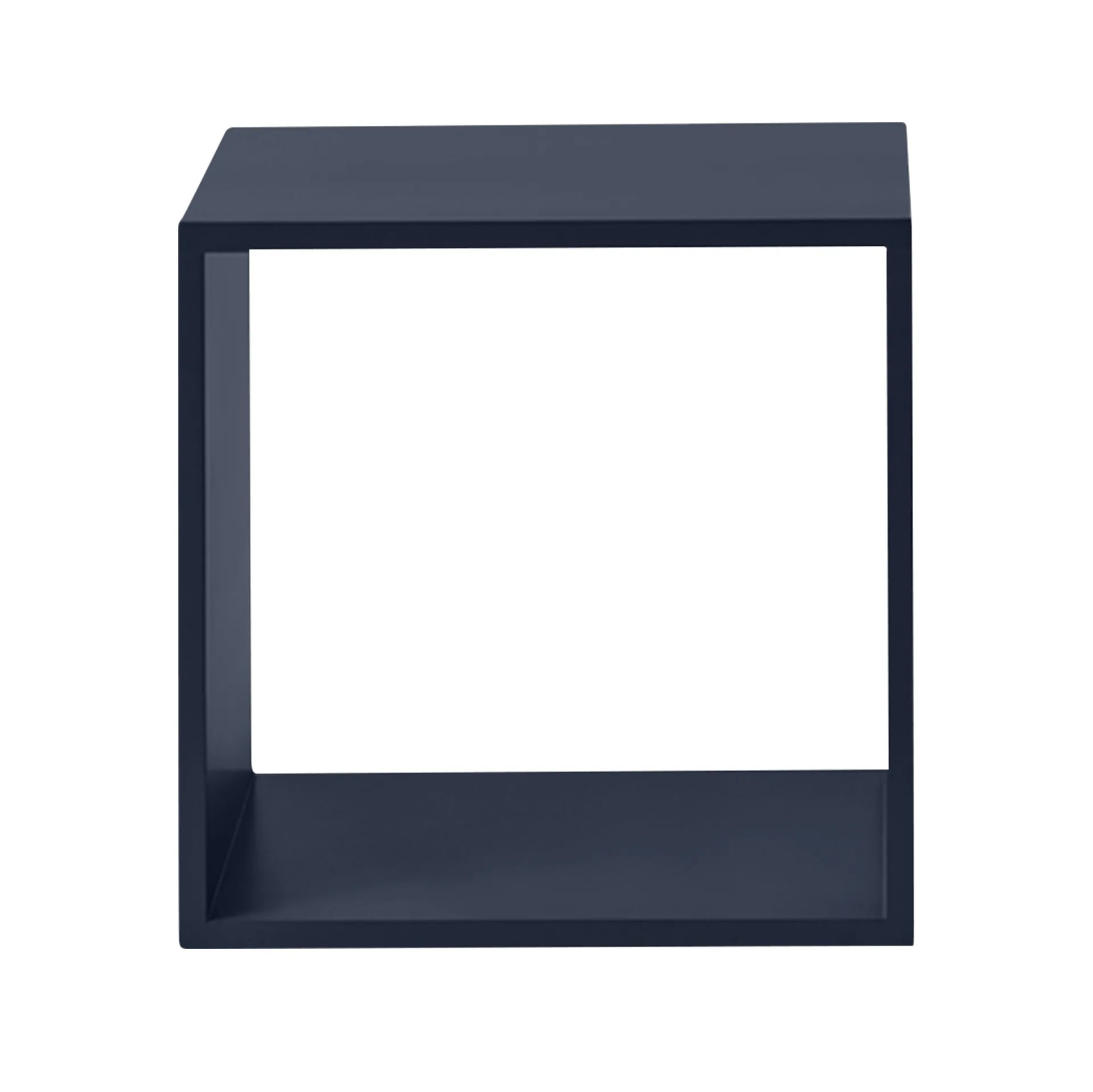 Stacked 2.0 shelving open, medium, midnight blue Muuto