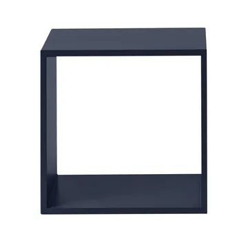 Stacked 2.0 shelving open, medium - midnight blue - Muuto