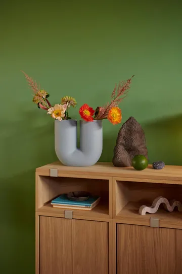 Stacked 2.0 shelving open, medium - oak - Muuto