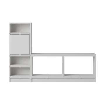 Stacked storage system hallway configuration 1 - Grey - Muuto