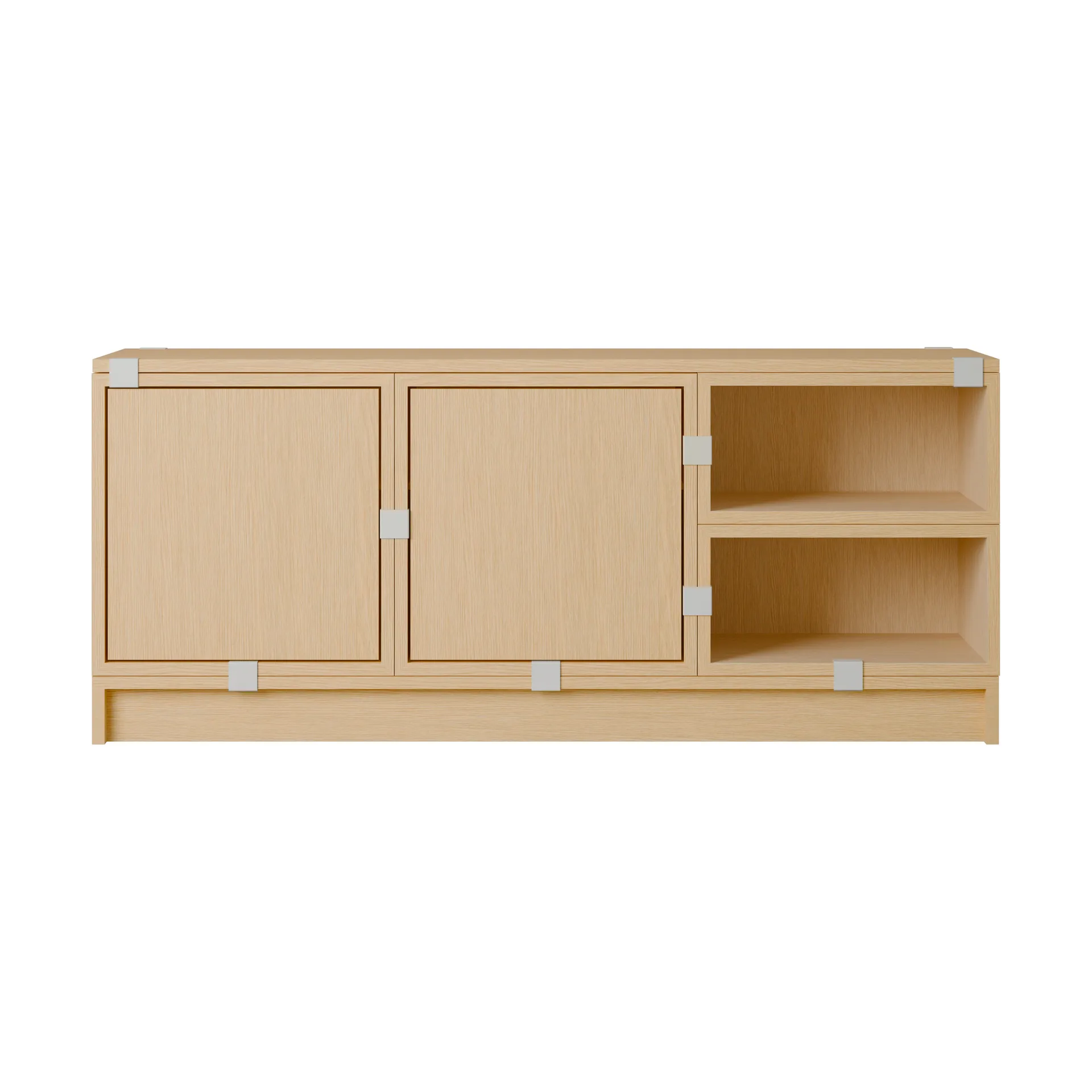 Stacked storage system hallway configuration 2, Oak Muuto