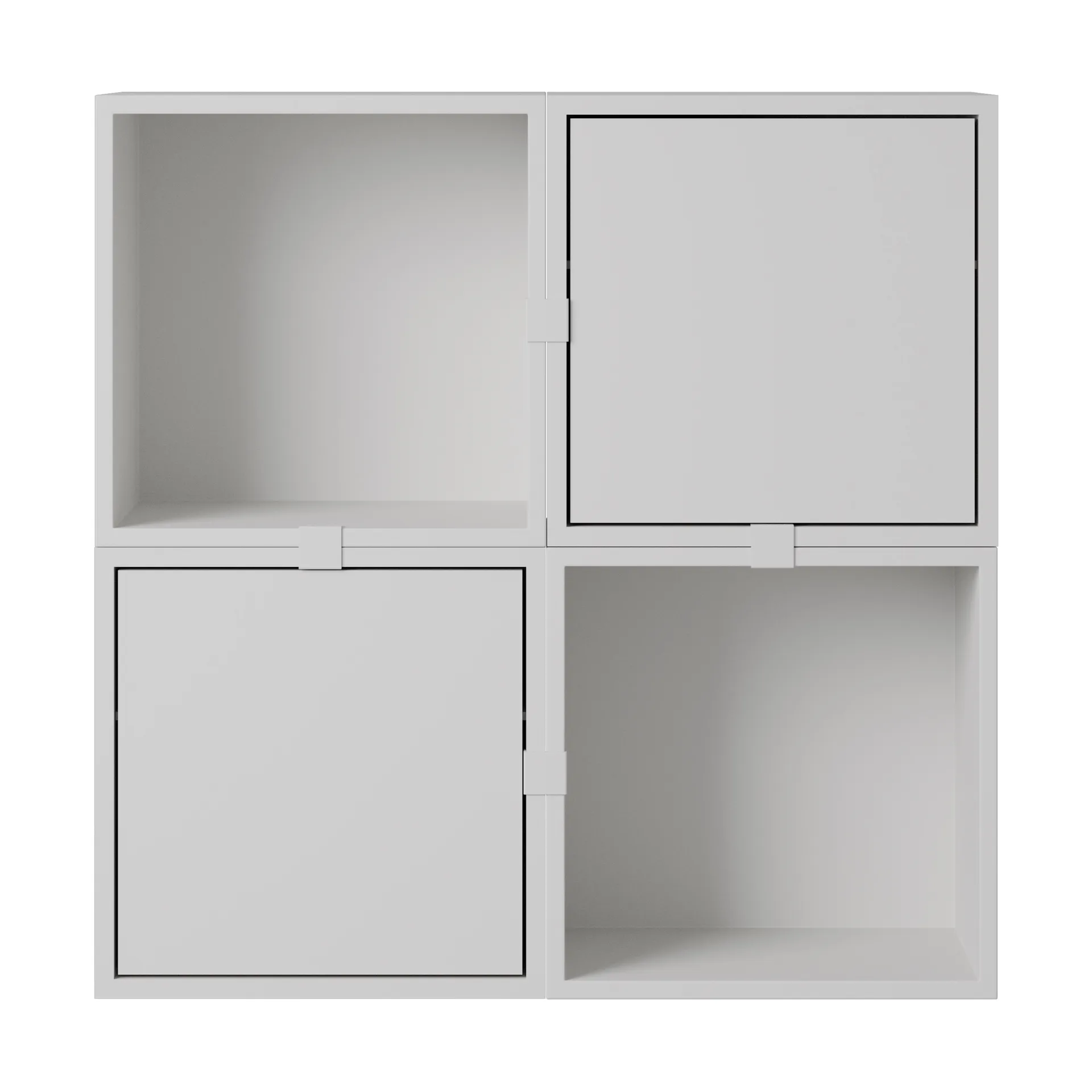 Stacked storage system hallway configuration 4, Grey Muuto