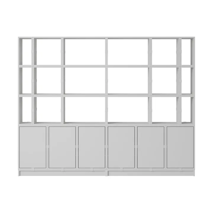 Stacked storage system office configuration 2 - Grey - Muuto