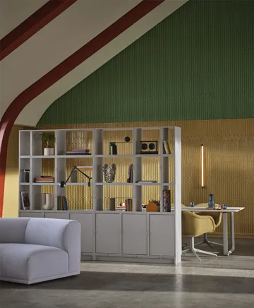 Stacked storage system office configuration 2 - Oak - Muuto