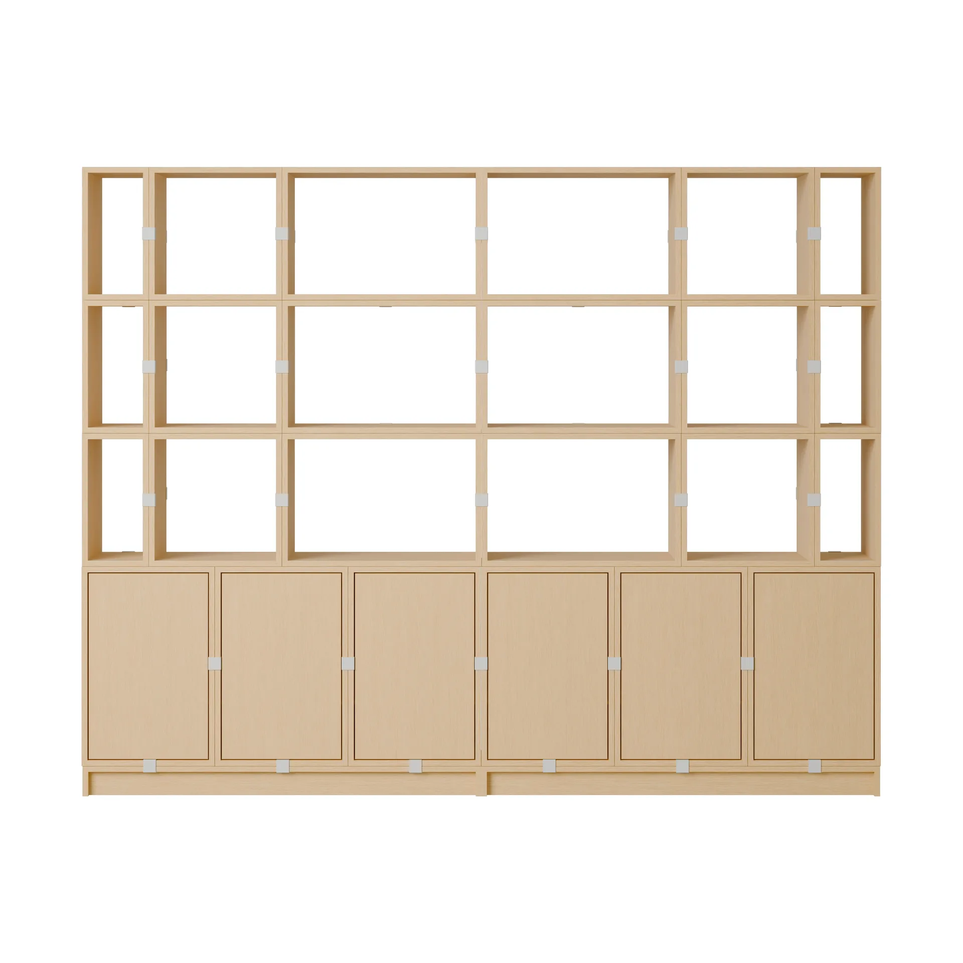 Stacked storage system office configuration 2, Oak Muuto