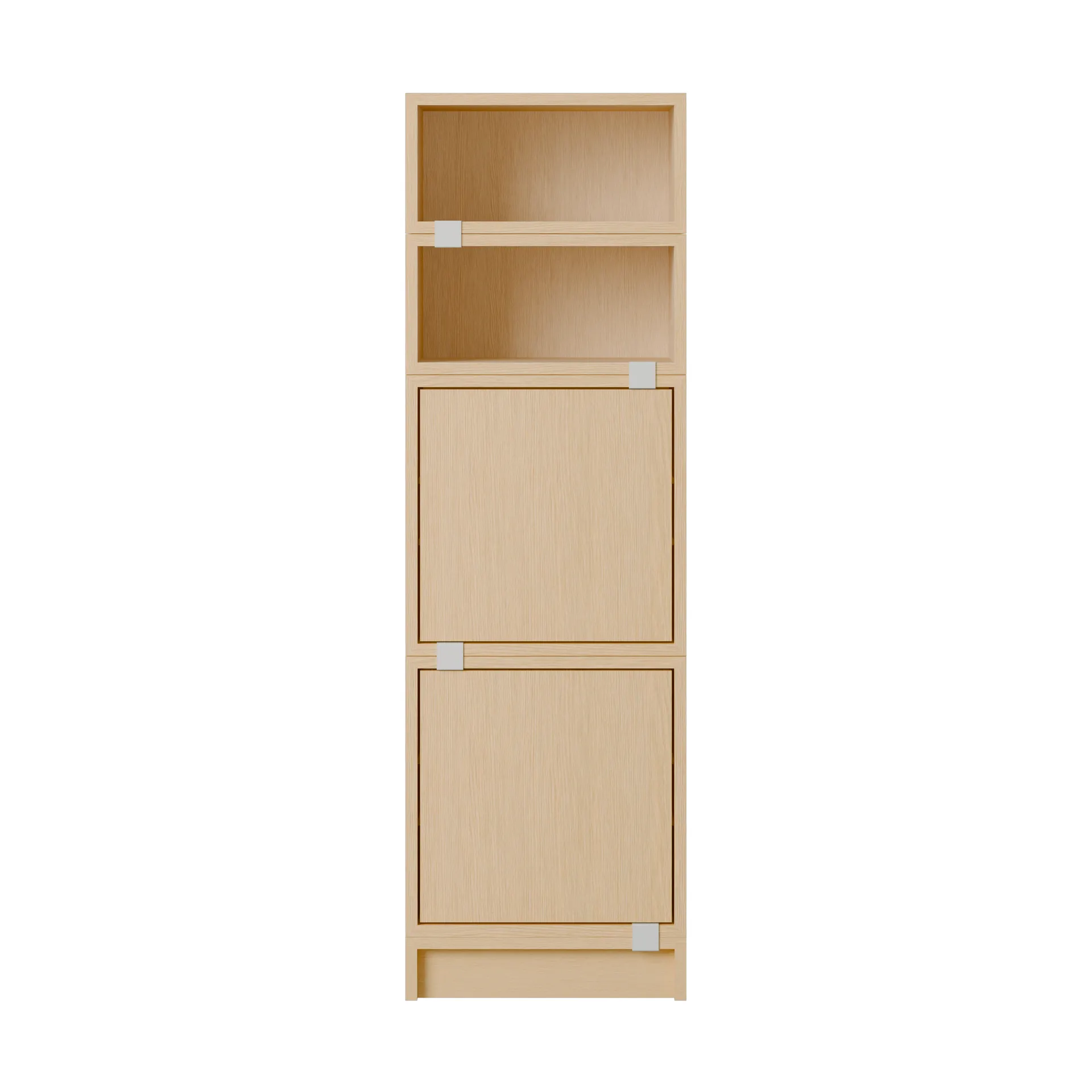 Stacked storage system office configuration 4, Oak Muuto