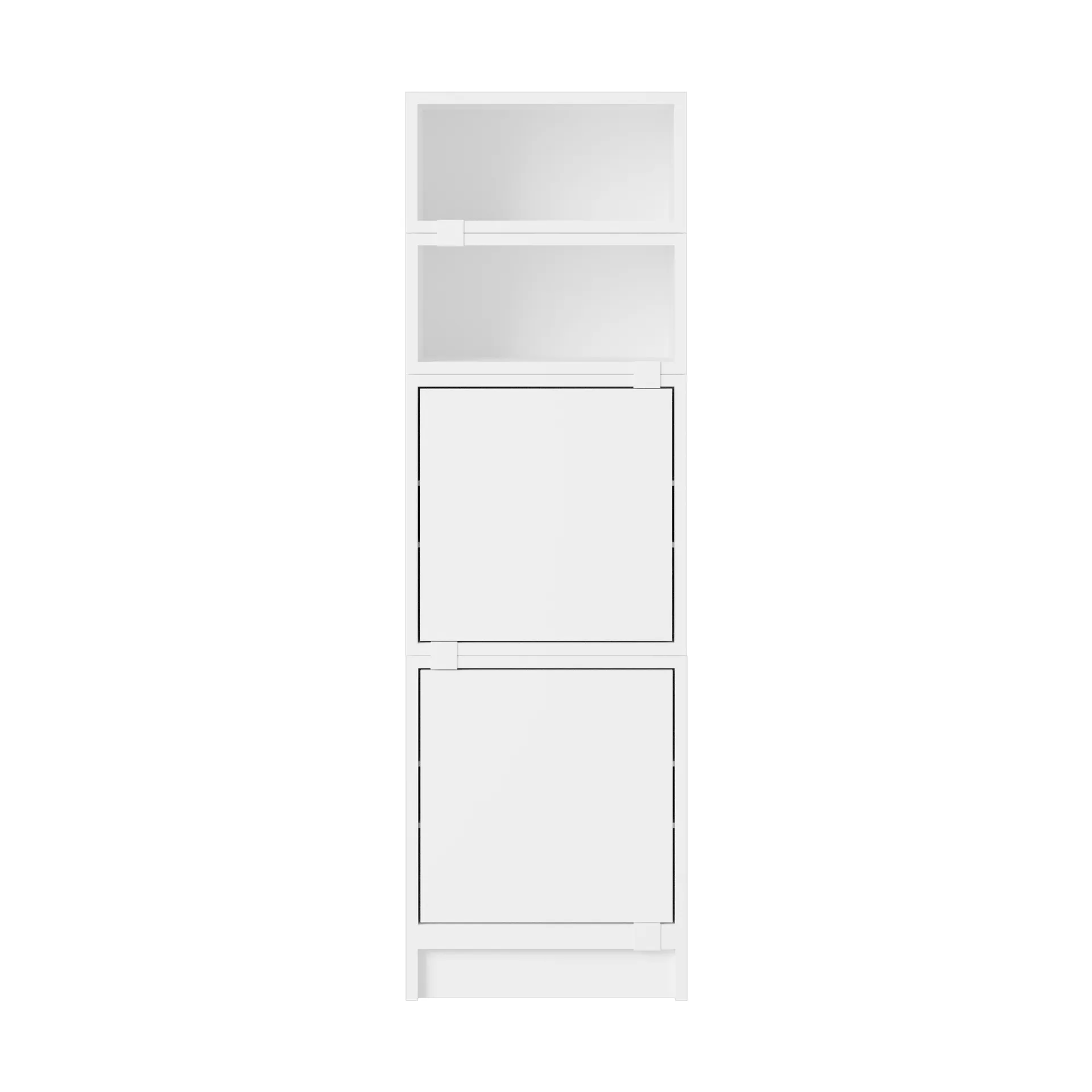 Stacked storage system office configuration 4, White Muuto