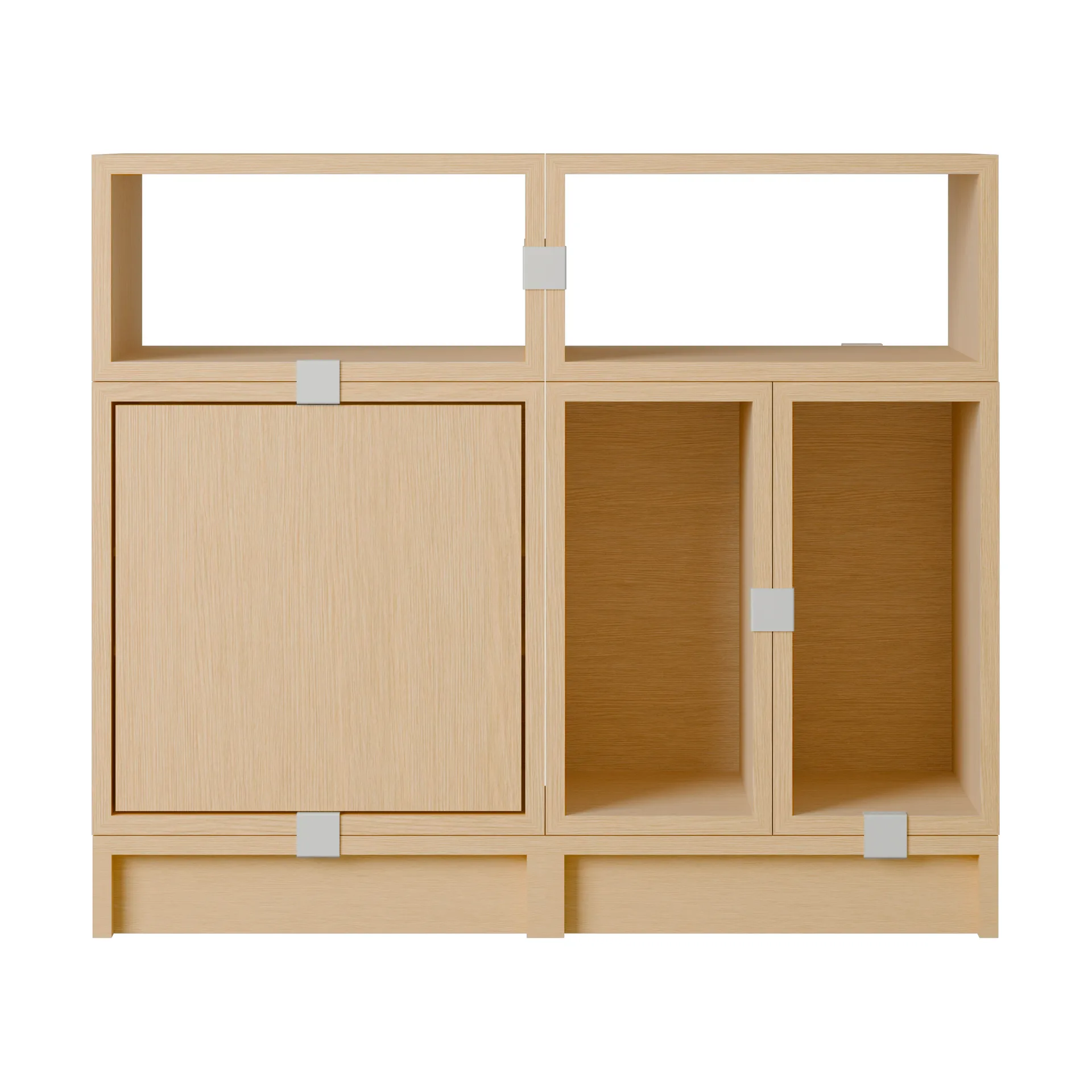 Stacked storage system office configuration 5, Oak Muuto