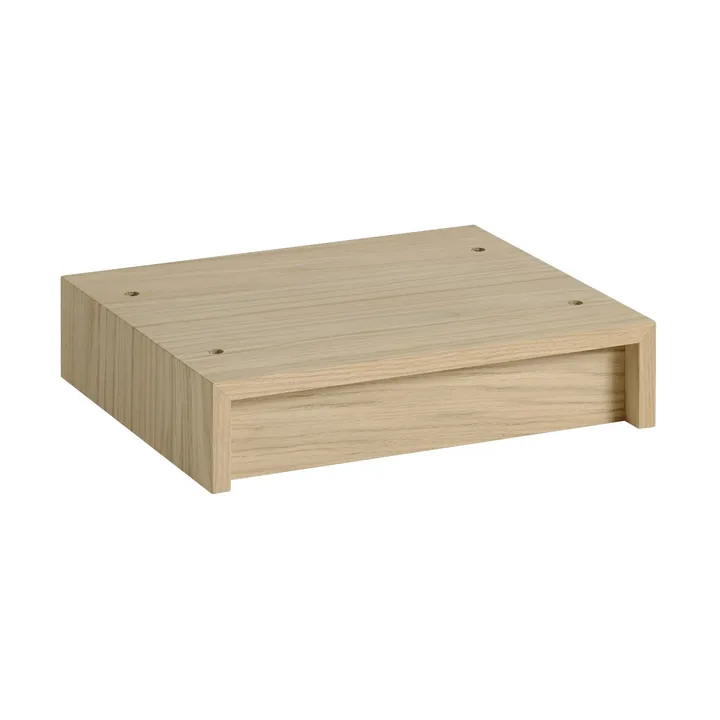 Stacked storage system plinth 43.5x35 cm - Oak - Muuto