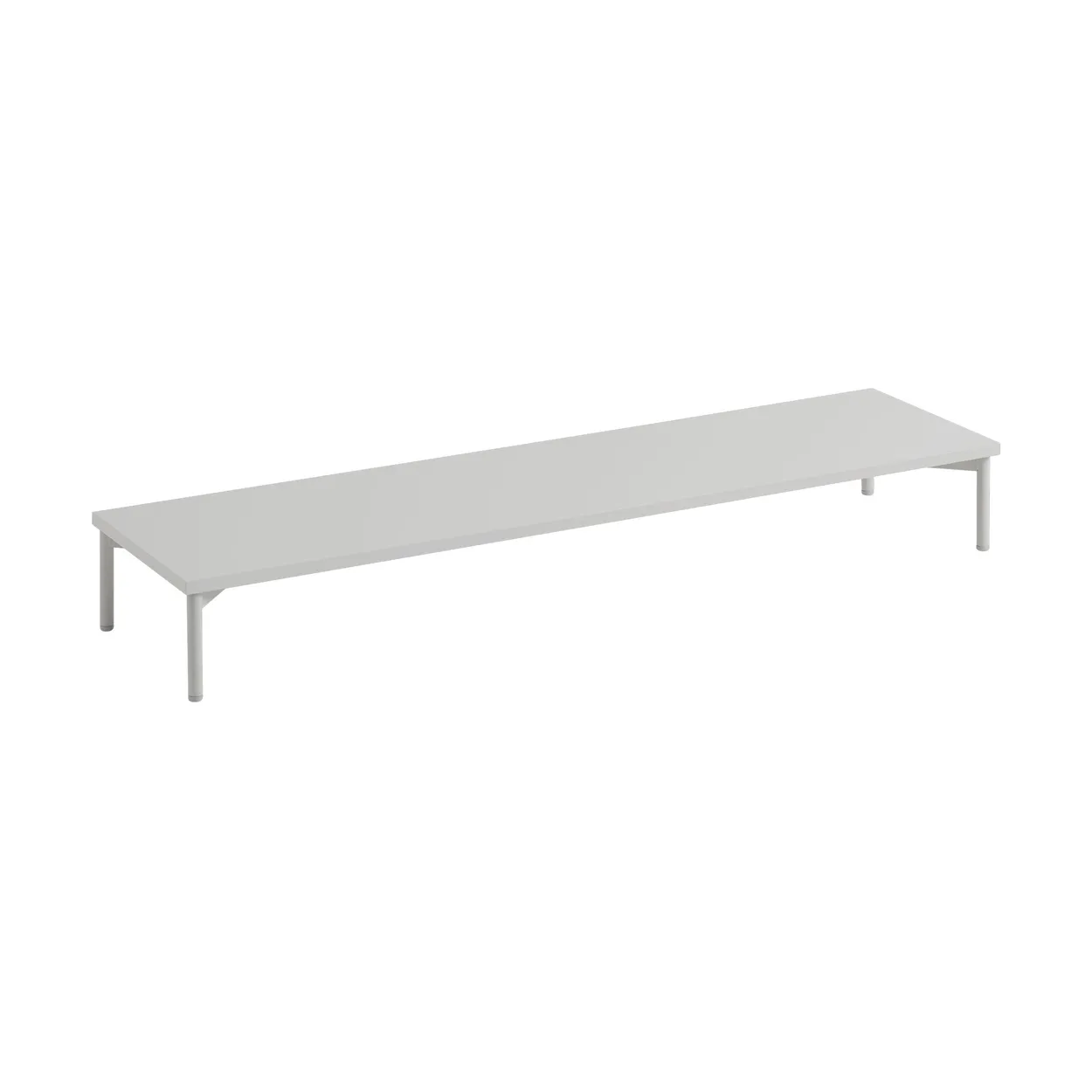 Muuto Stacked storage system podium w. tube base Grey/Grey