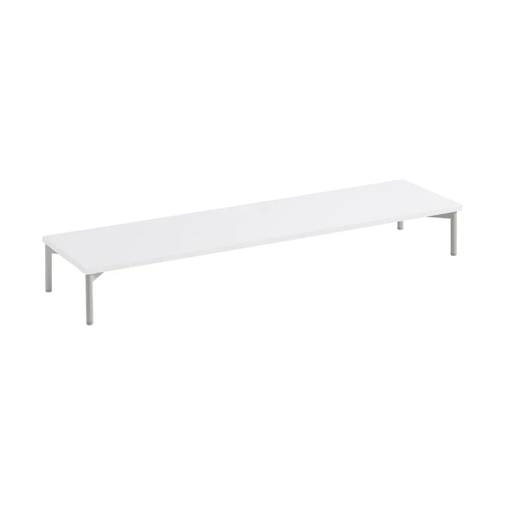 Stacked storage system podium w. tube base - White-grey - Muuto