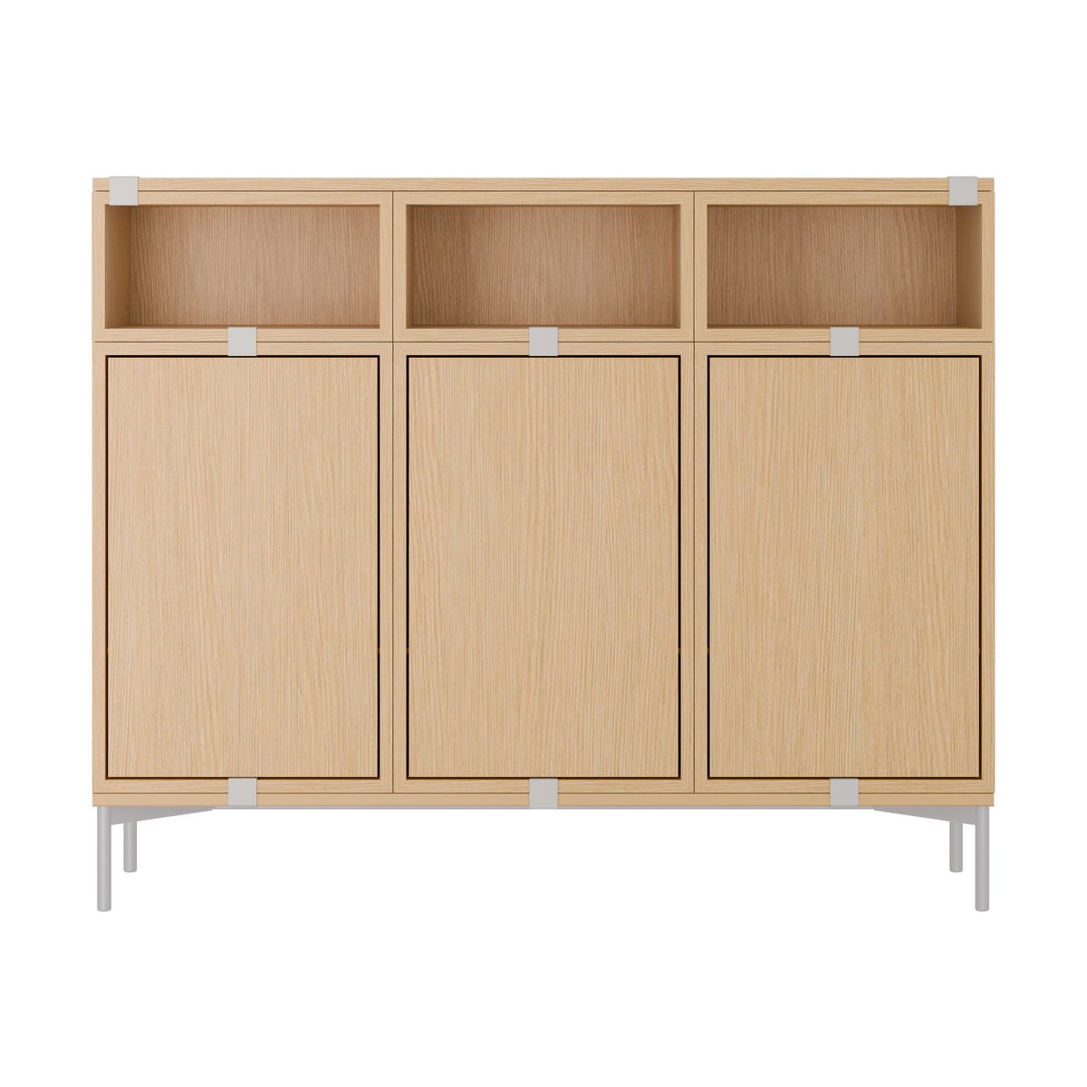 Muuto Stacked storage system Sideboard Configuration 3 Oak