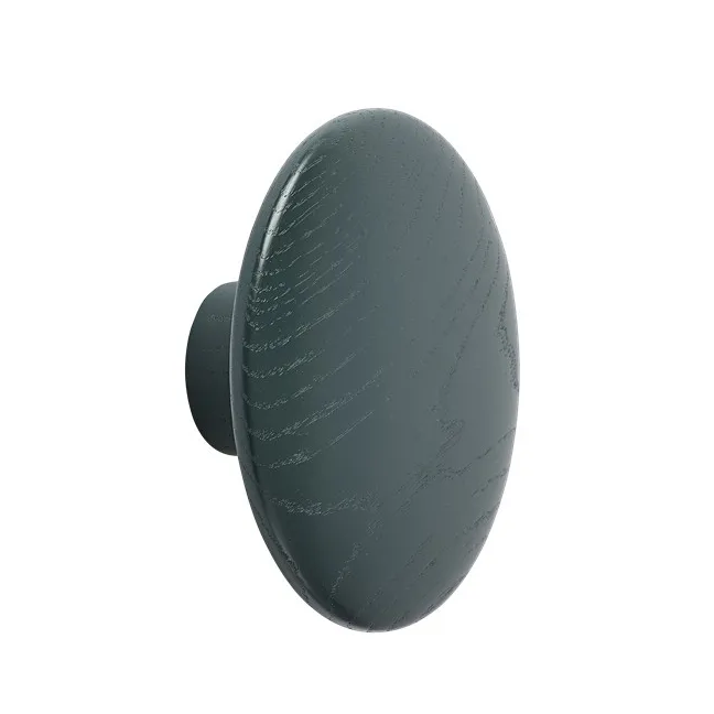 The Dots clothes hook dark green, Medium Muuto