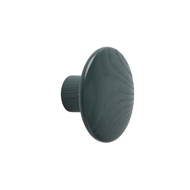 Muuto The Dots clothes hook dark green Small | Scandinavian Design | Clothes hooks & hangers | Green