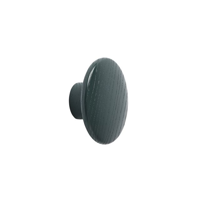 Muuto The Dots clothes hook dark green Xs | Scandinavian Design | Clothes hooks & hangers | Green