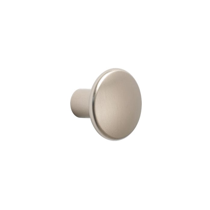Muuto The Dots clothes hook metal 2.7 cm taupe | Scandinavian Design | Clothes hooks & hangers | Beige