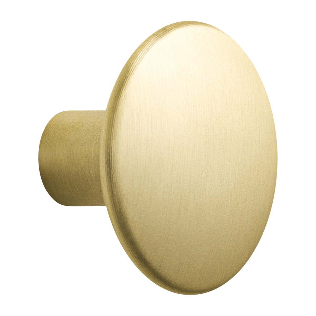 Muuto The Dots clothes hook metal 3.9 cm Brass | Scandinavian Design | Clothes hooks & hangers | Gold-coloured