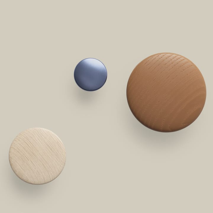 The Dots clothes hook metal 3.9 cm, Pale blue Muuto