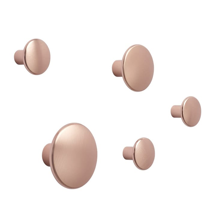 The Dots clothes hook metal 3.9 cm, rose Muuto