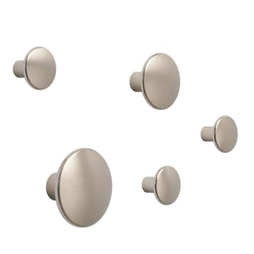 The Dots clothes hook metal 3.9 cm - taupe - Muuto