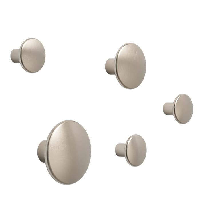 The Dots clothes hook metal 3.9 cm - taupe - Muuto