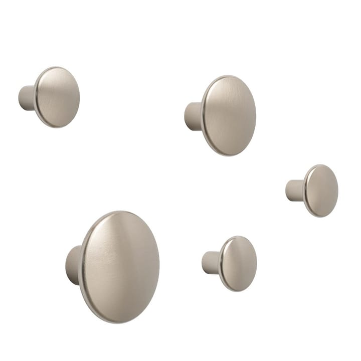 The Dots clothes hook metal 3.9 cm, taupe Muuto