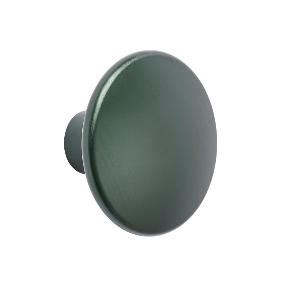 Muuto The Dots clothes hook metal 5 cm Dark green | Scandinavian Design | Clothes hooks & hangers | Green