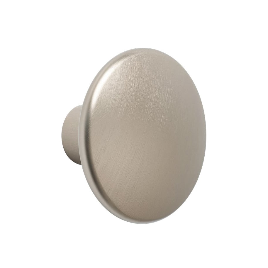 Muuto The Dots clothes hook metal 5 cm Taupe | Scandinavian Design | Clothes hooks & hangers | Beige